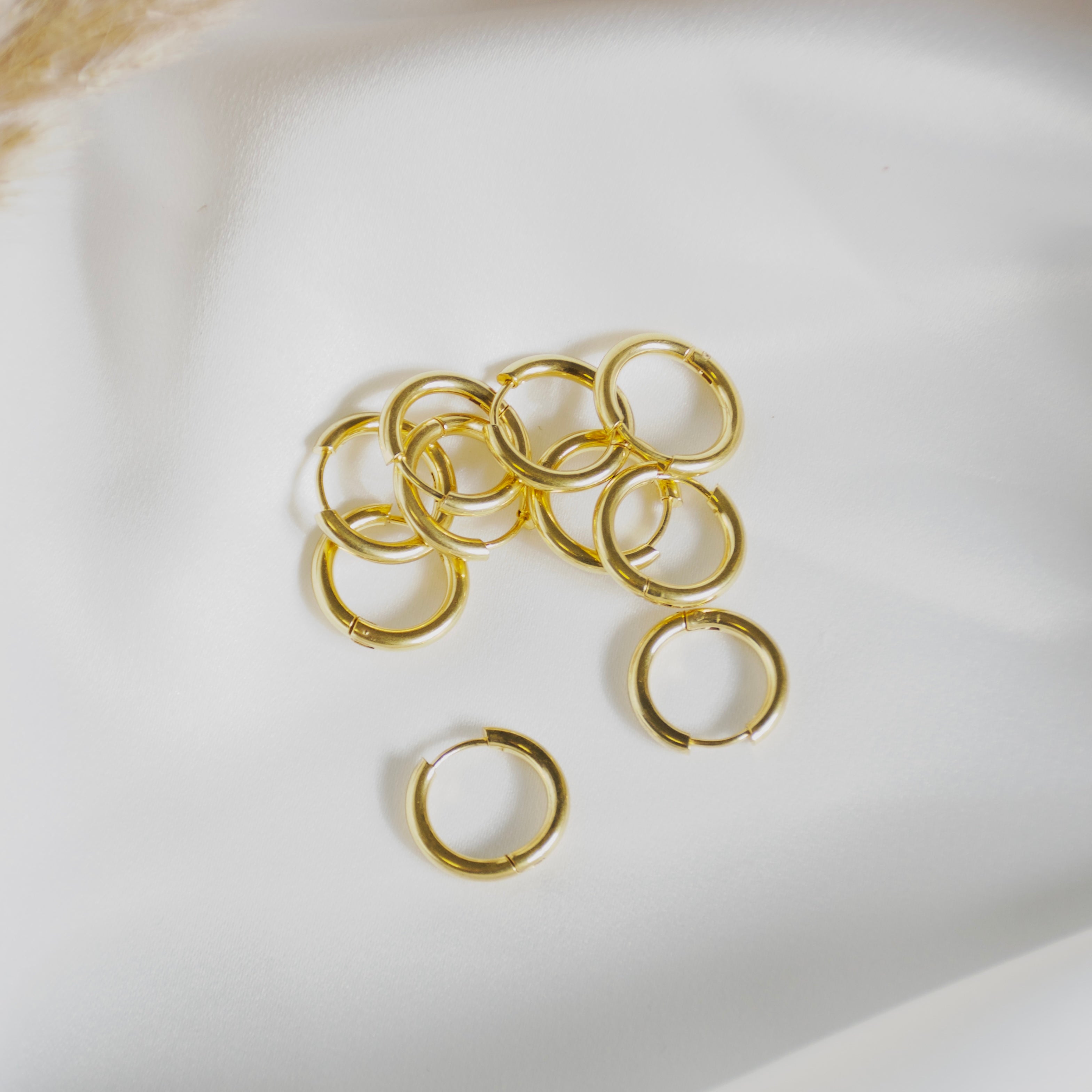 4 inch Gold Metal Rings Hoops for Crafts Bulk Wholesale 12 Pieces