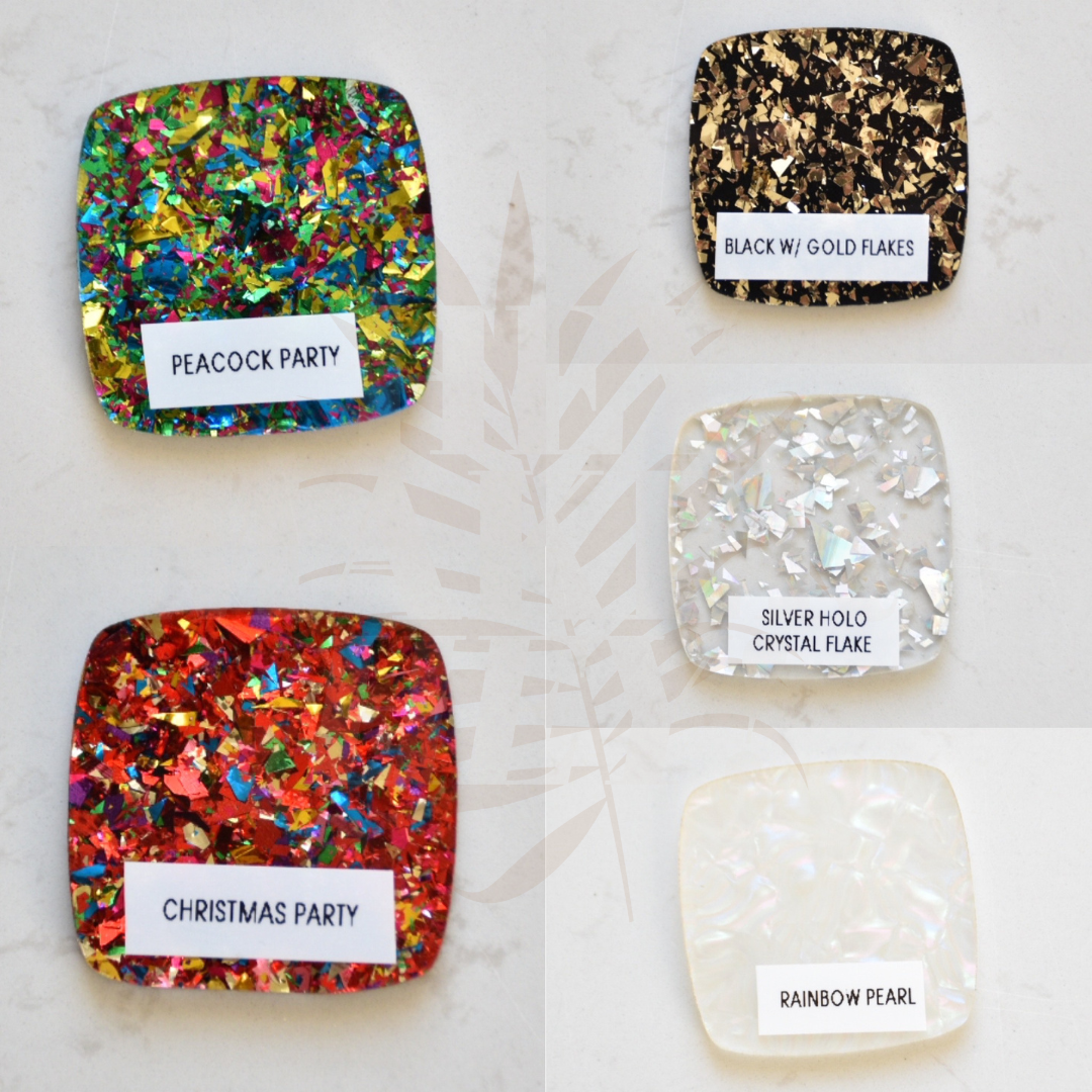 Acrylic Components - Organic Oval Set