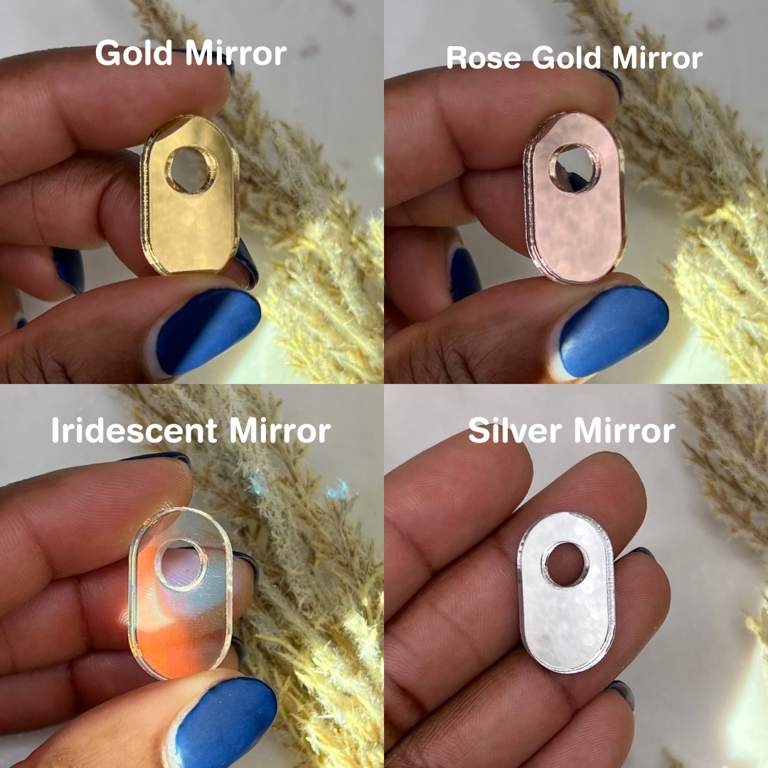 Acrylic Components - Organic Oval Set