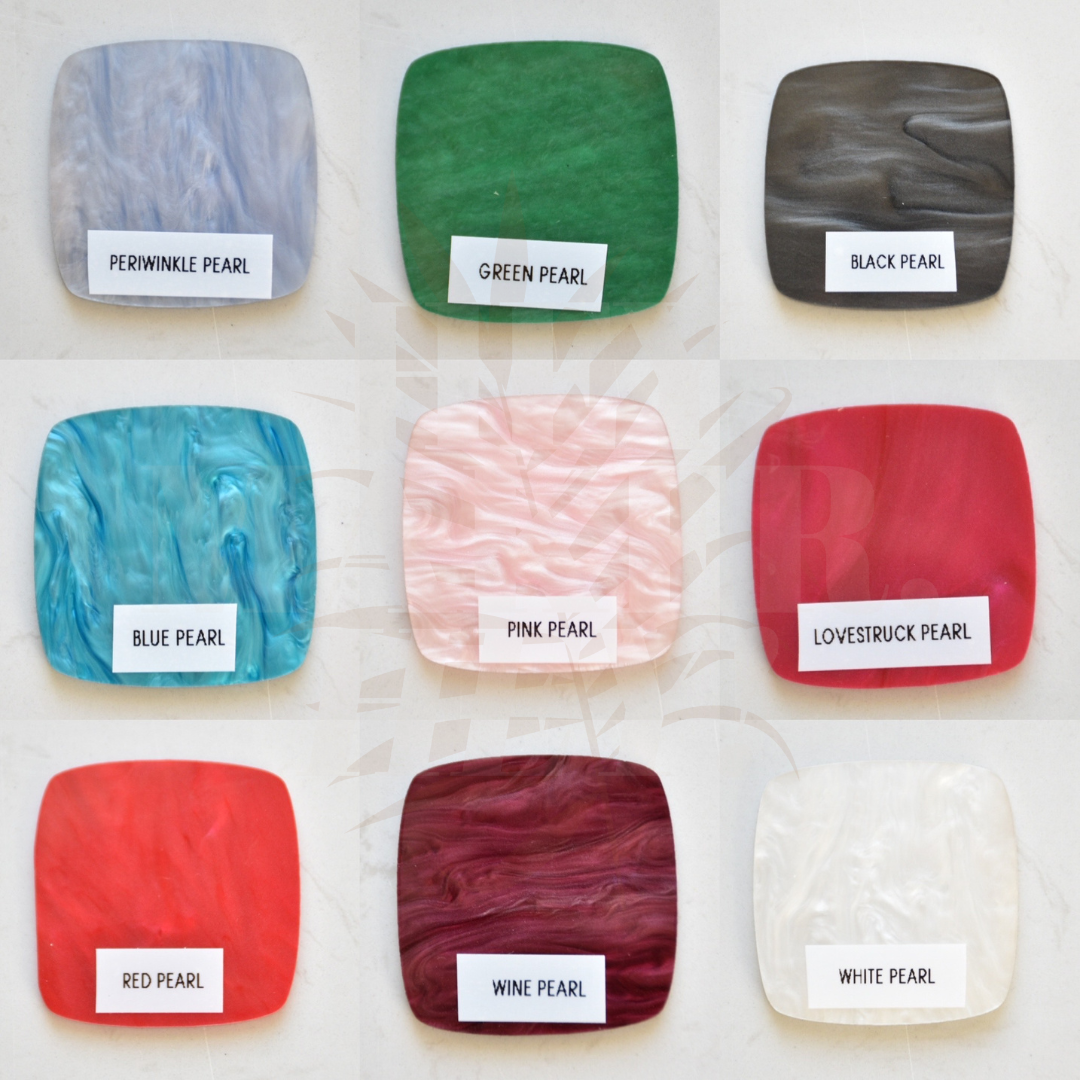 Acrylic Components - Organic Oval Set