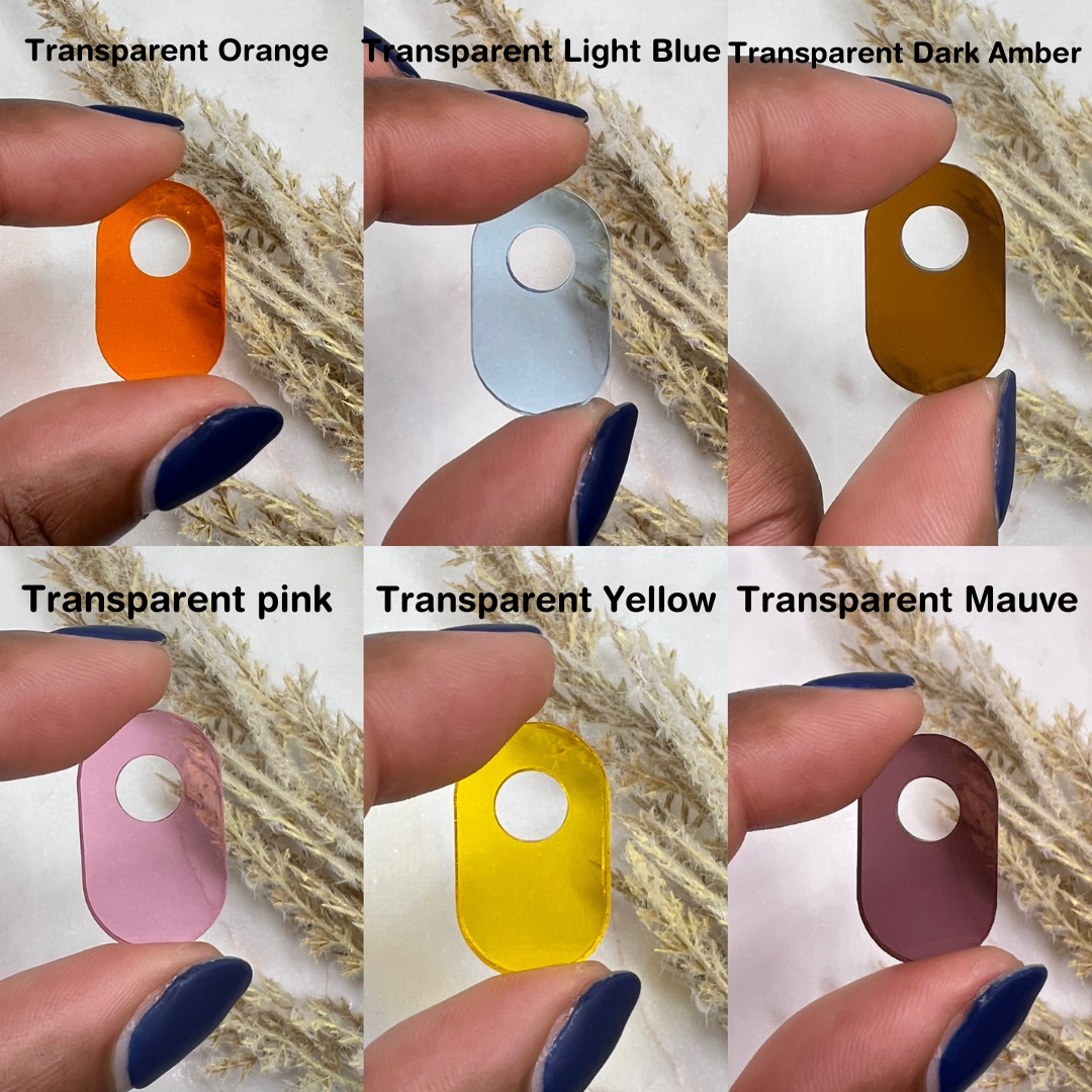 Acrylic Components - Organic Oval Set