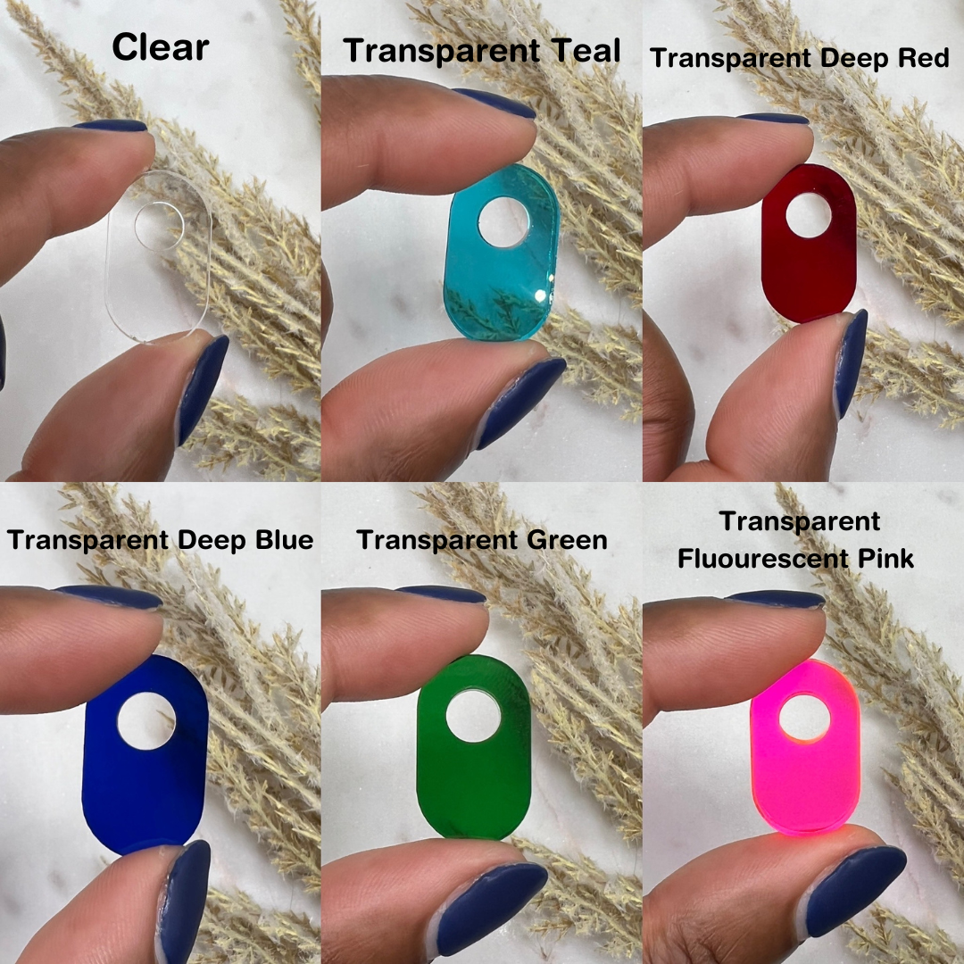 Acrylic Components - Organic Oval Set