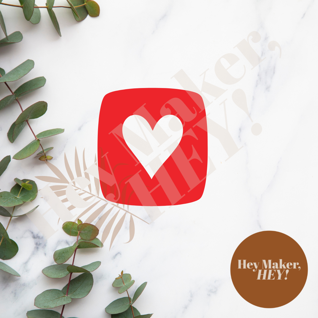 Acrylic Components - Heart in a box