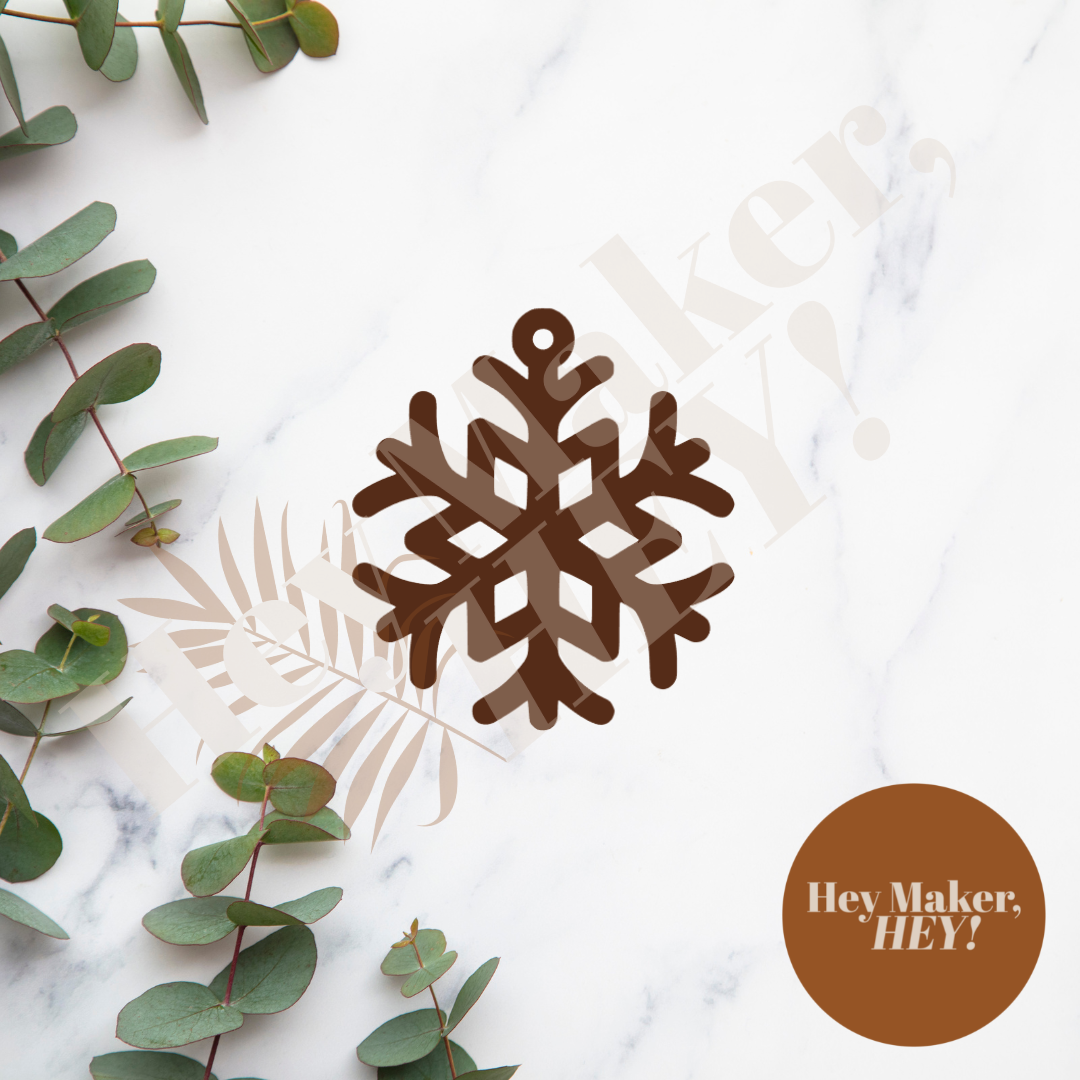 Acrylic Components - Snowflake No. 2