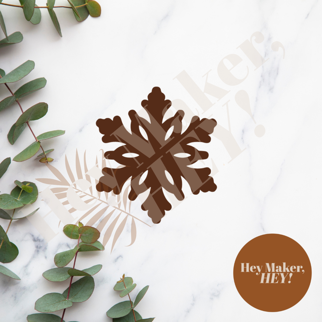 Acrylic Components - Snowflake No.1