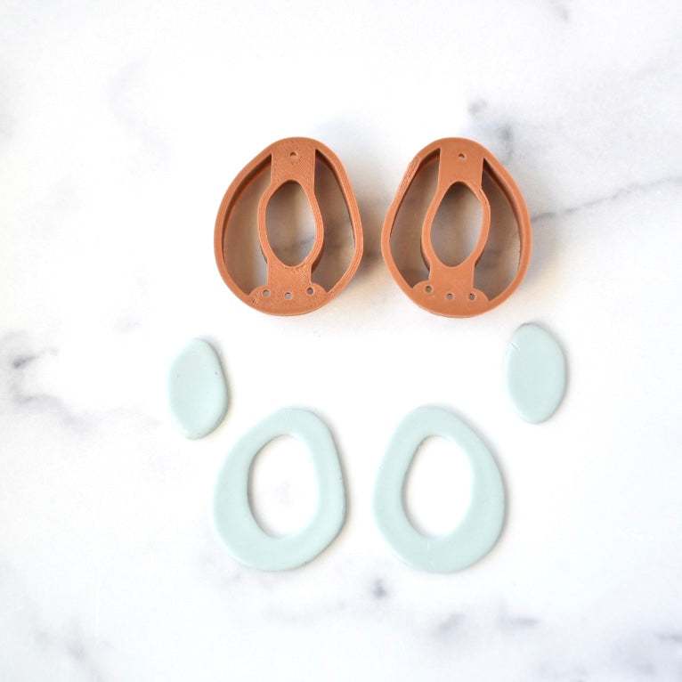 Organic Oval Donut No.1 (Mirrored) Cutters