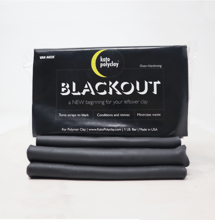 Kato Blackout ("RECYCLE" LEFTOVER POLYMER CLAY)