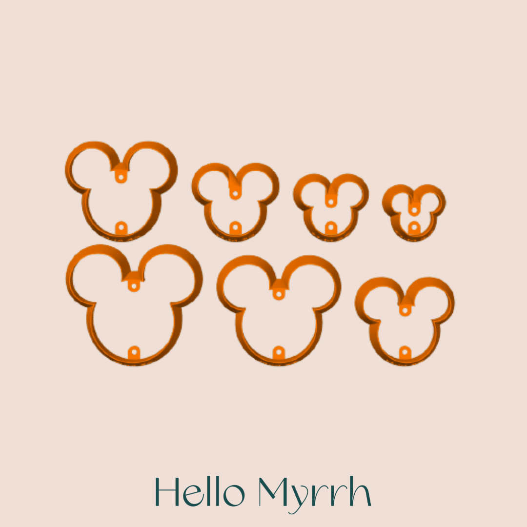 Mickey Cutters - handmade earrings - handcrafted earrings - Saint Petersburg, Florida