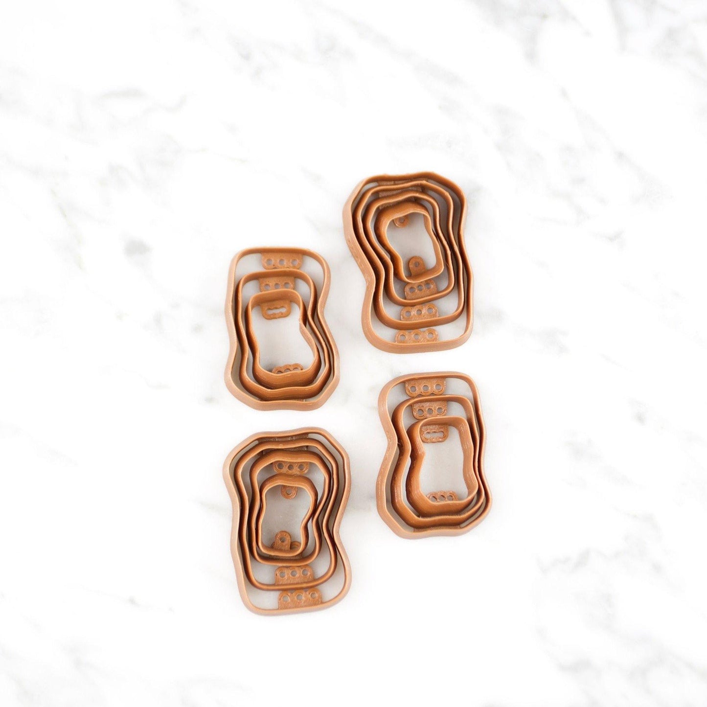 Blob Cutters (pairs) - handmade earrings - handcrafted earrings - Saint Petersburg, Florida