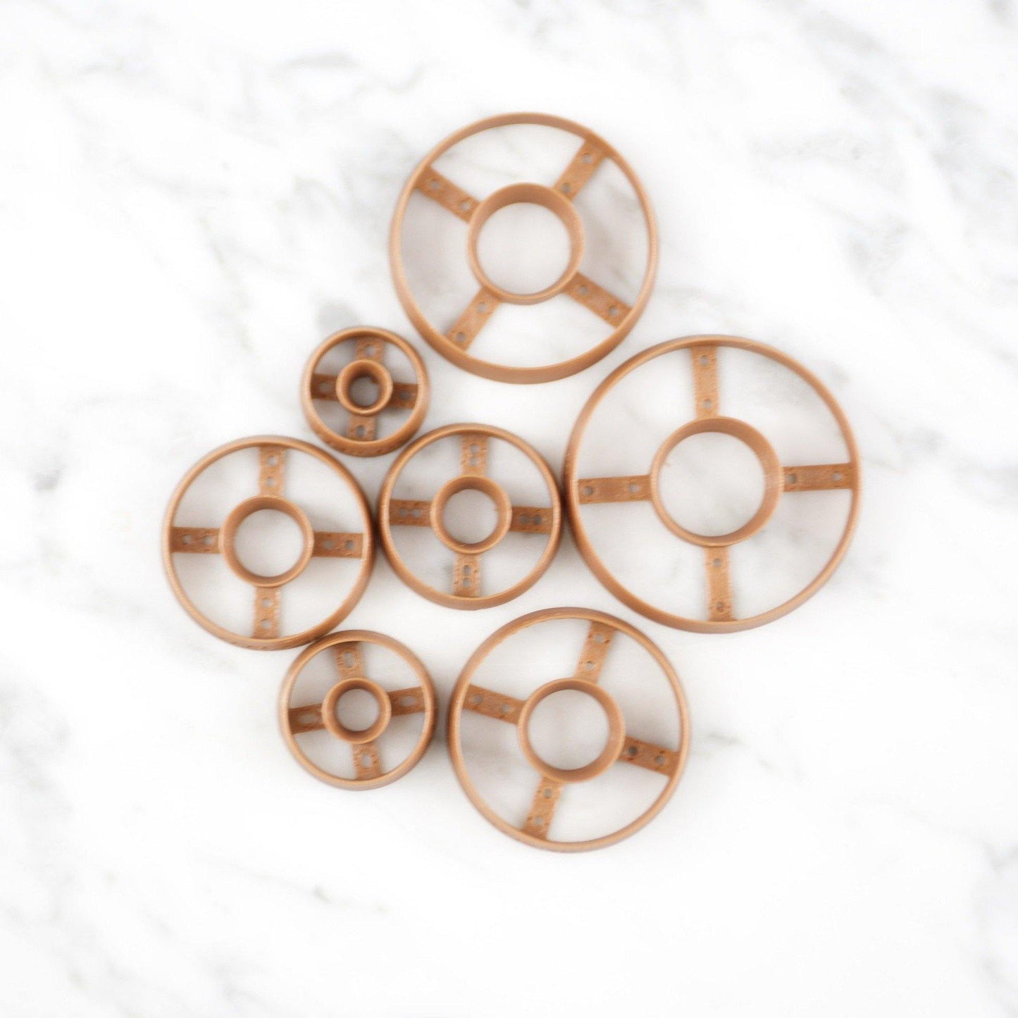 Circle Donut Cutters - handmade earrings - handcrafted earrings - Saint Petersburg, Florida