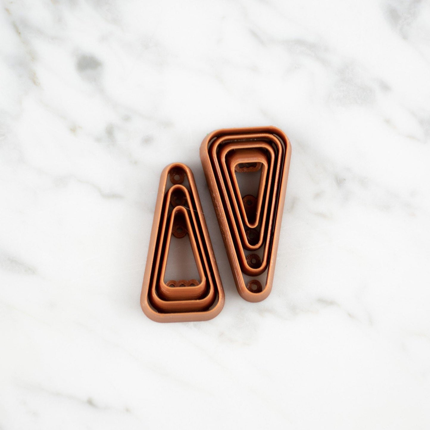 Narrow Triangle Cutters - handmade earrings - handcrafted earrings - Saint Petersburg, Florida