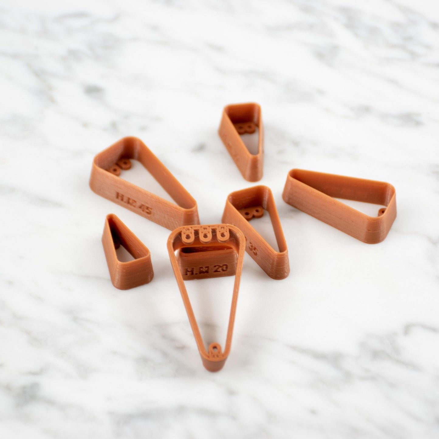 Narrow Triangle Cutters - handmade earrings - handcrafted earrings - Saint Petersburg, Florida