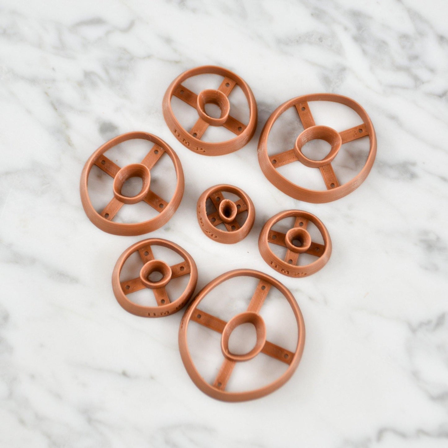 Organic Circle Donut Cutters - handmade earrings - handcrafted earrings - Saint Petersburg, Florida