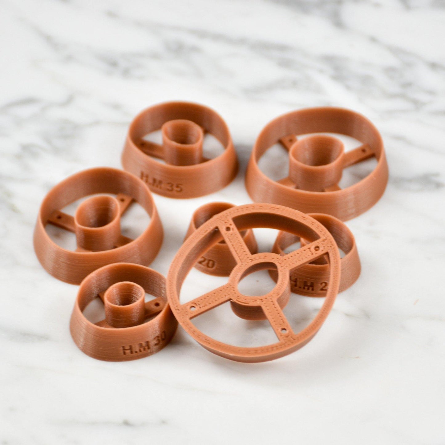 Organic Circle Donut Cutters - handmade earrings - handcrafted earrings - Saint Petersburg, Florida