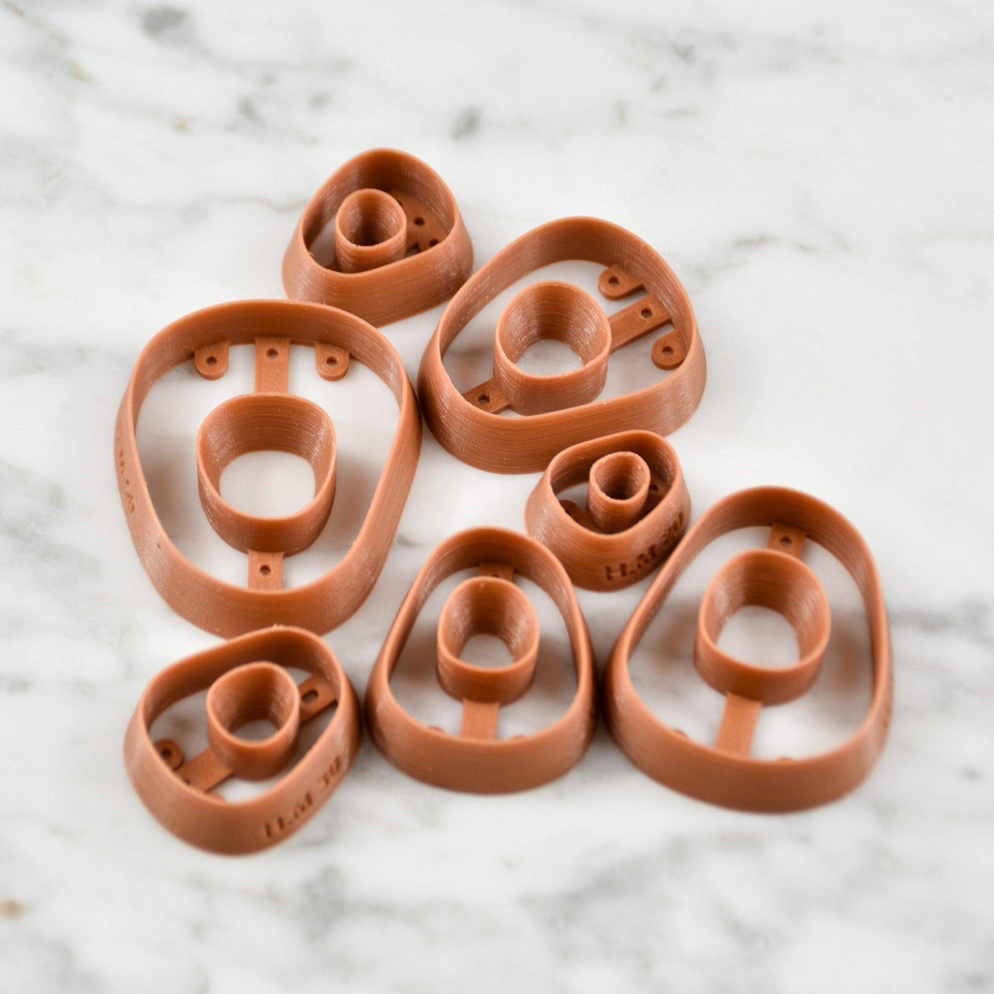 Organic Donut No. 2 Cutters - handmade earrings - handcrafted earrings - Saint Petersburg, Florida