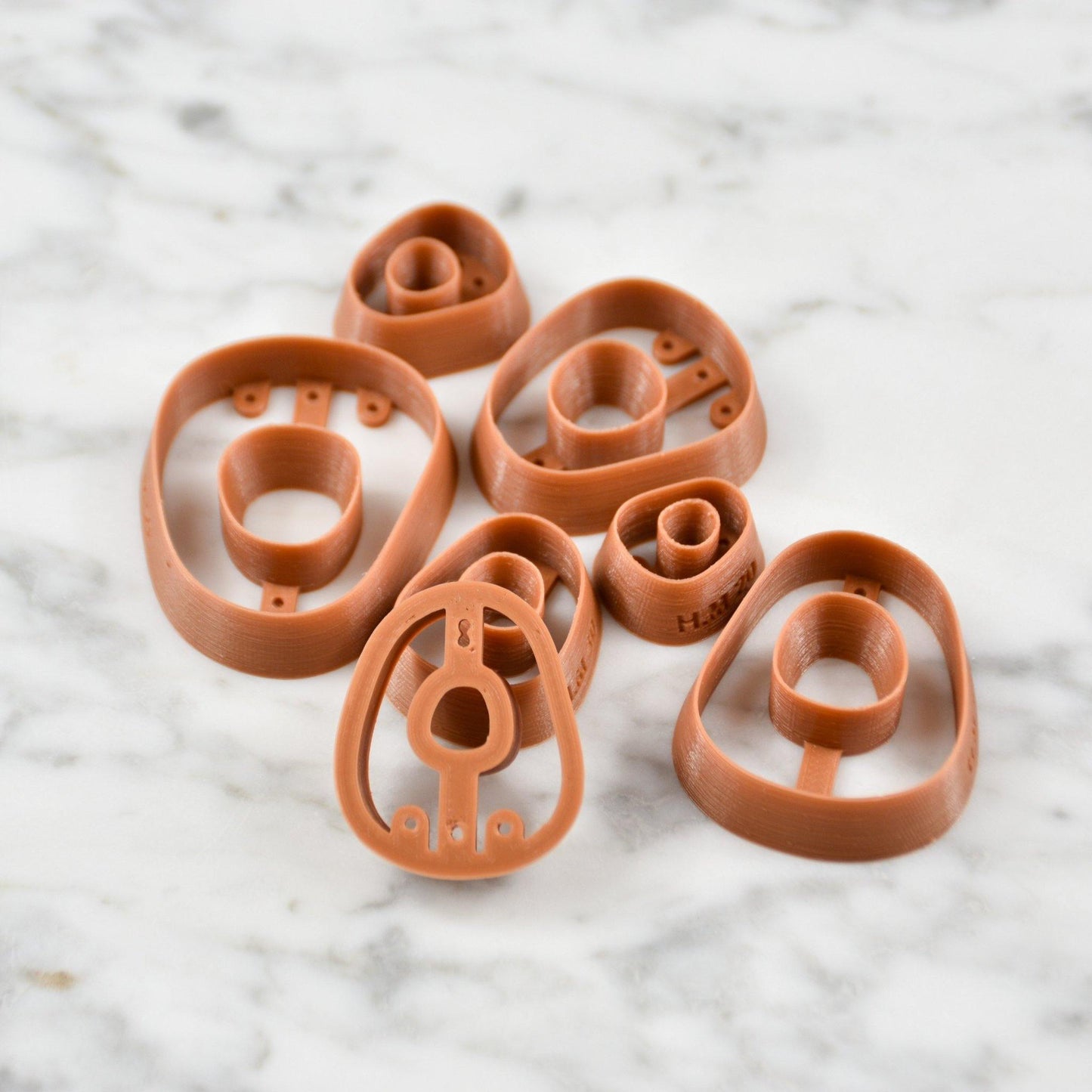 Organic Donut No. 2 Cutters - handmade earrings - handcrafted earrings - Saint Petersburg, Florida