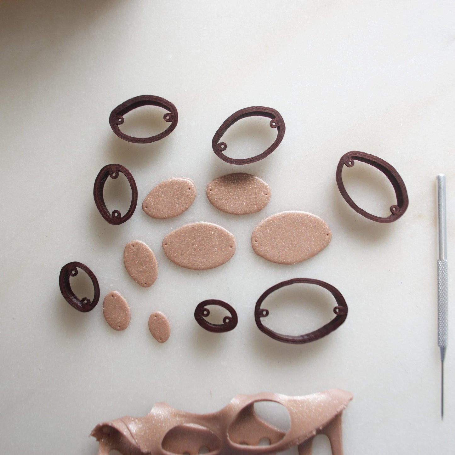 Organic No. 2 - handmade earrings - handcrafted earrings - Saint Petersburg, Florida