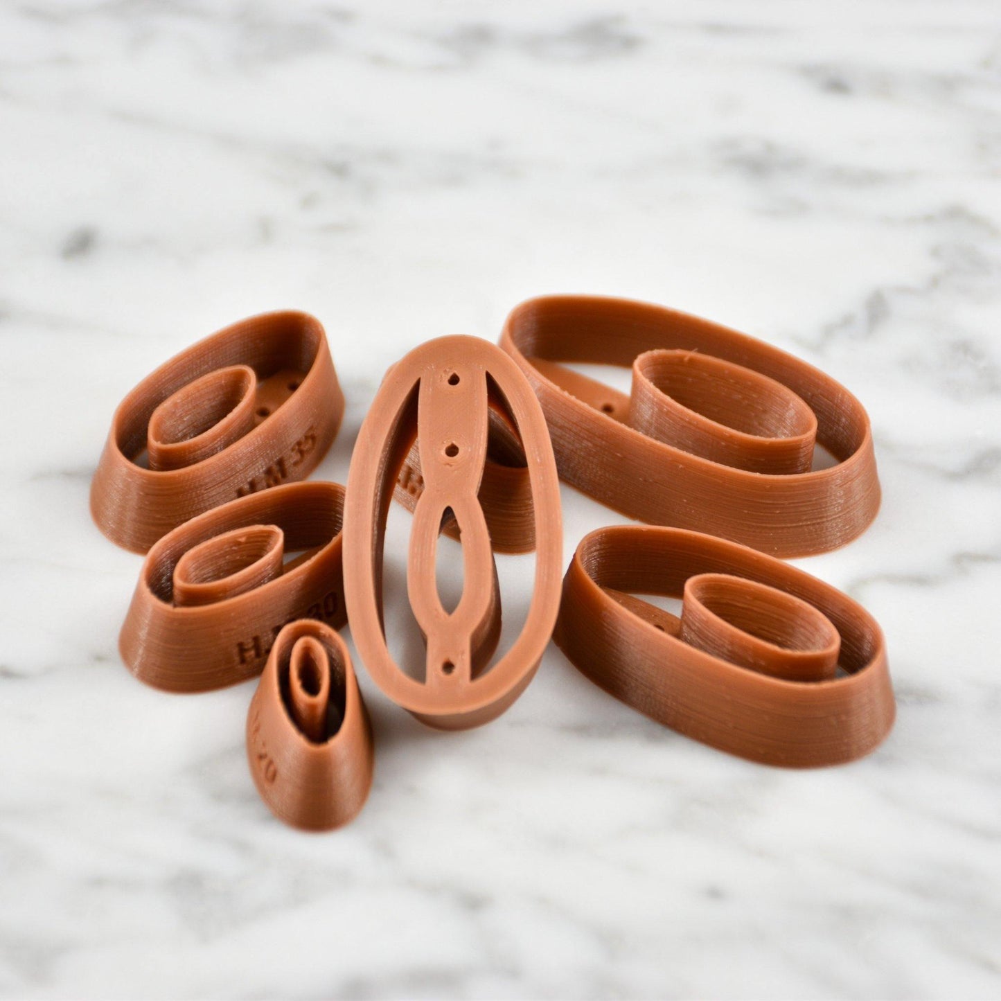 Organic Oval Donut No.2 Cutters - handmade earrings - handcrafted earrings - Saint Petersburg, Florida