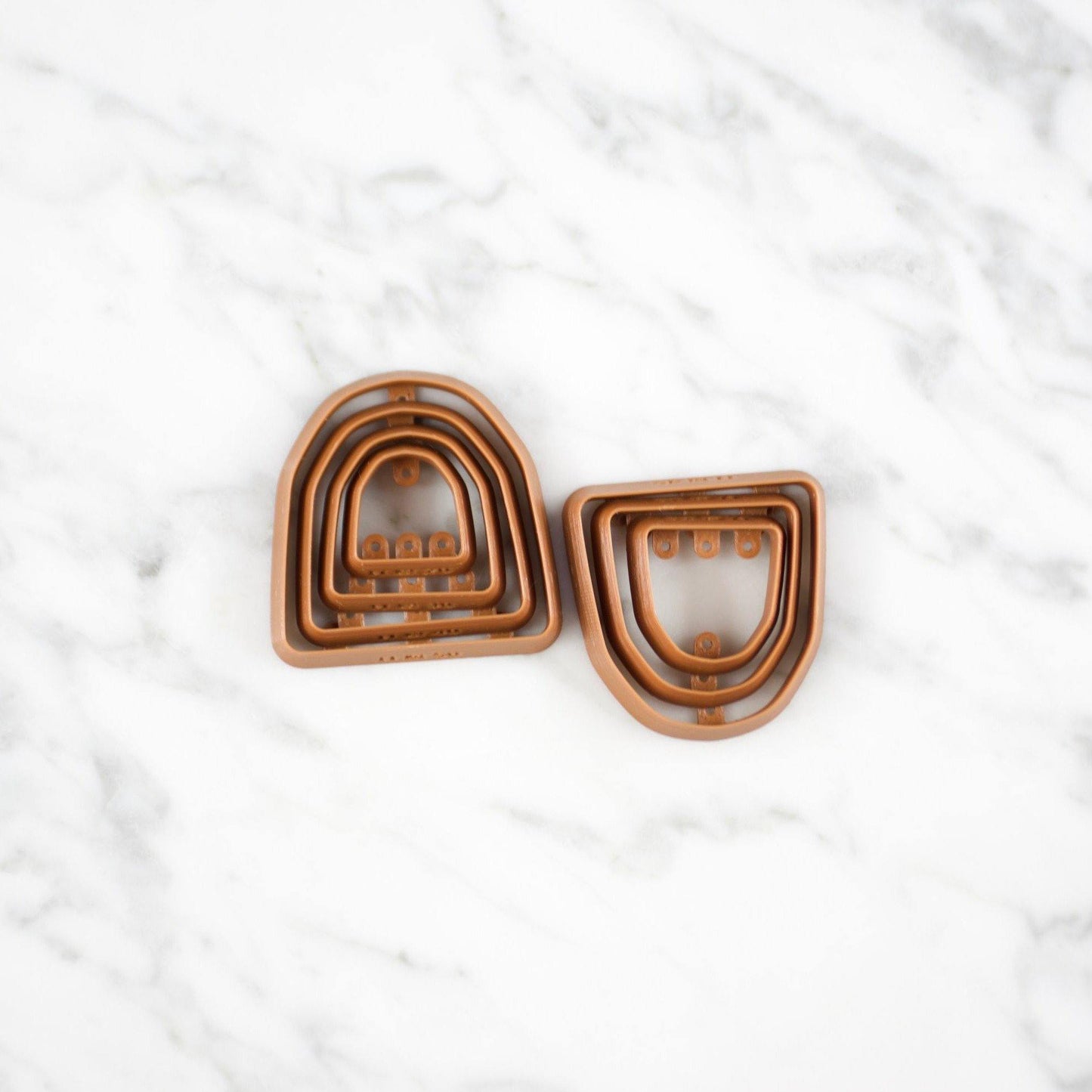 Organic Short Arch Cutters - handmade earrings - handcrafted earrings - Saint Petersburg, Florida
