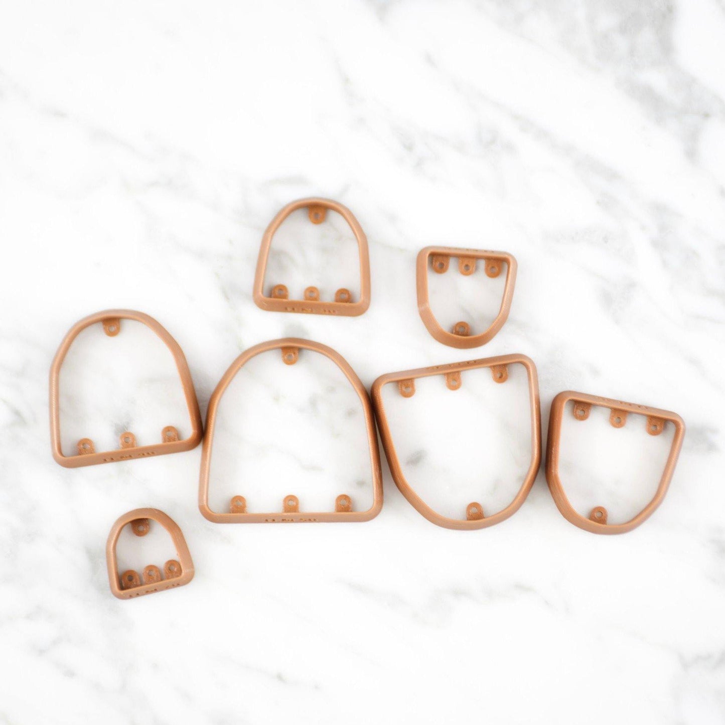 Organic Short Arch Cutters - handmade earrings - handcrafted earrings - Saint Petersburg, Florida