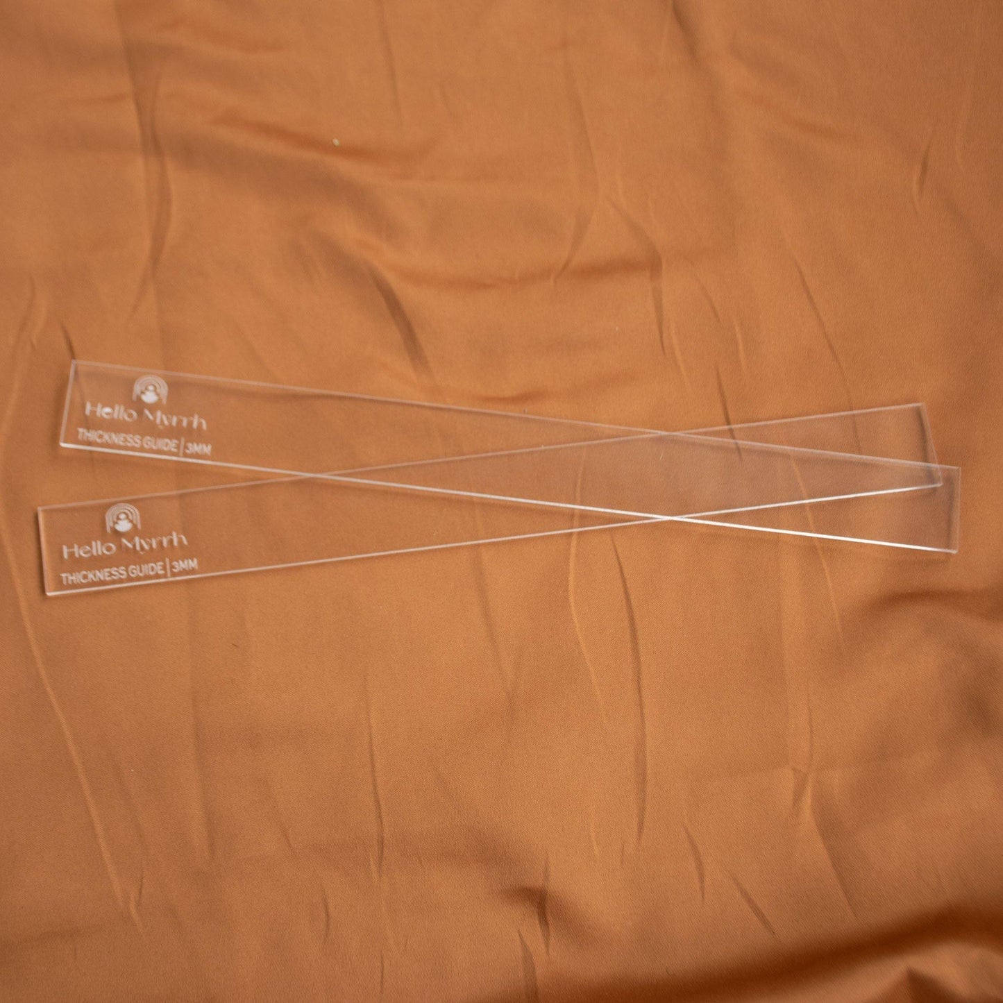 Thickness Guide - Clear/Transparent - handmade earrings - handcrafted earrings - Saint Petersburg, Florida
