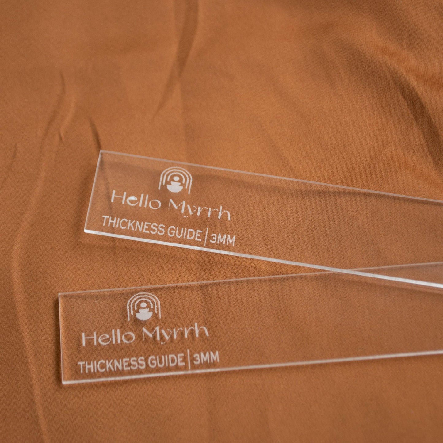 Thickness Guide - Clear/Transparent - handmade earrings - handcrafted earrings - Saint Petersburg, Florida