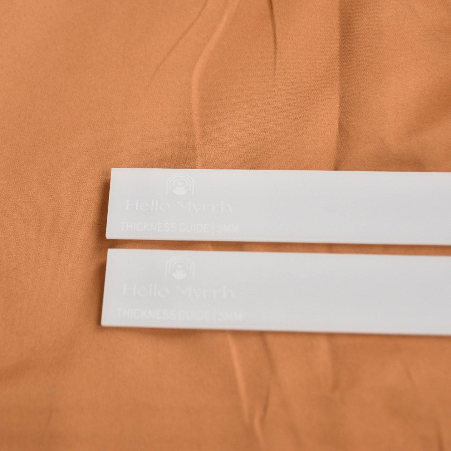 Thickness Guide - White - handmade earrings - handcrafted earrings - Saint Petersburg, Florida