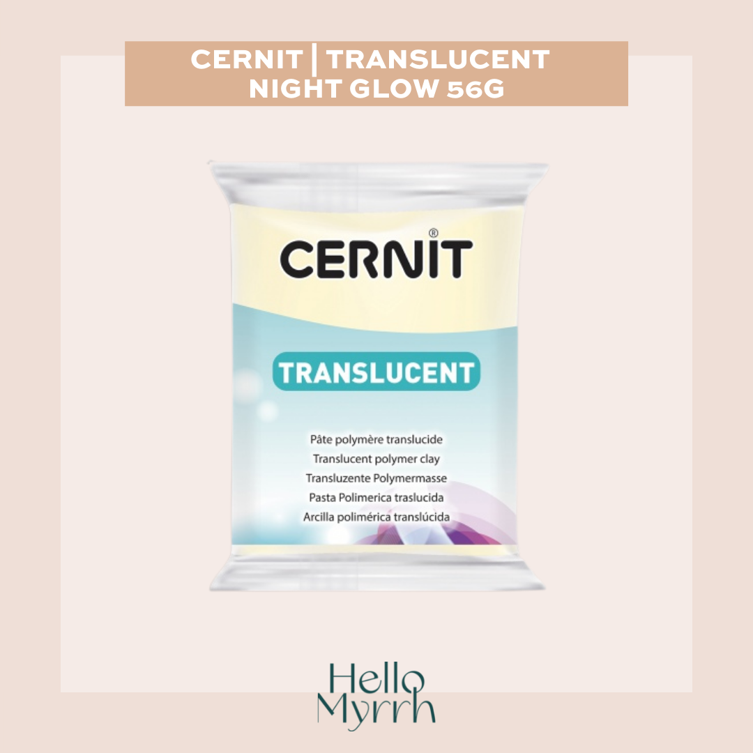 Cernit 1.98 oz - 56g - Translucent - Glitter Gold