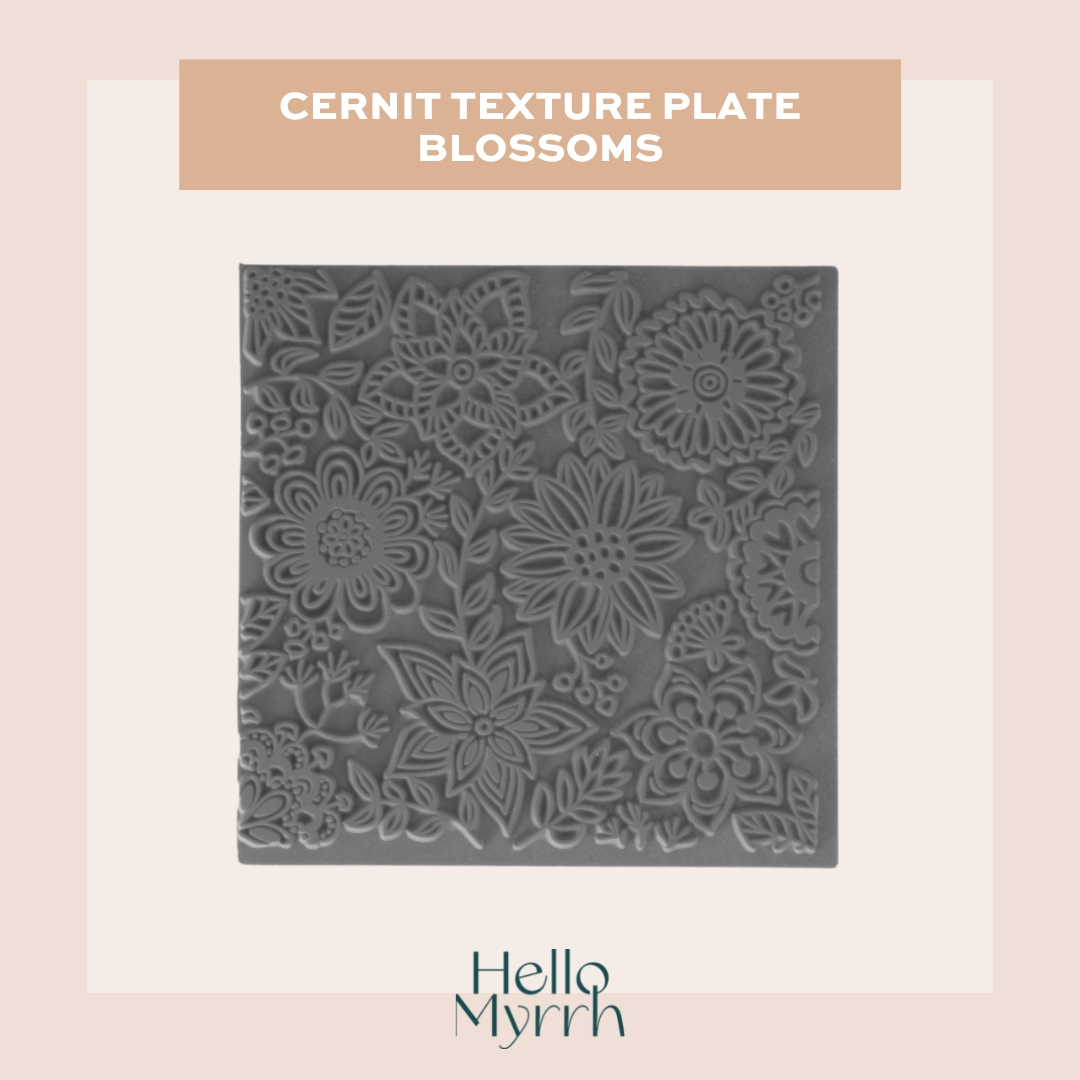 Cernit Texture Plate - Blossoms