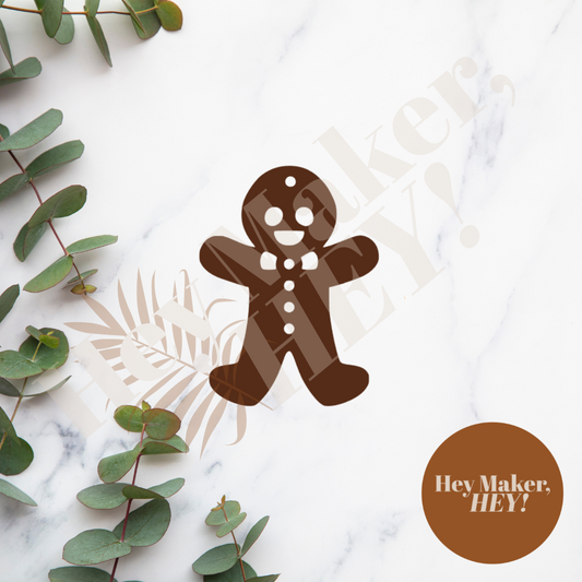 Acrylic Components - Gingerbread man