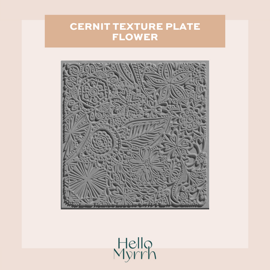 Cernit Texture Plate - Flowers
