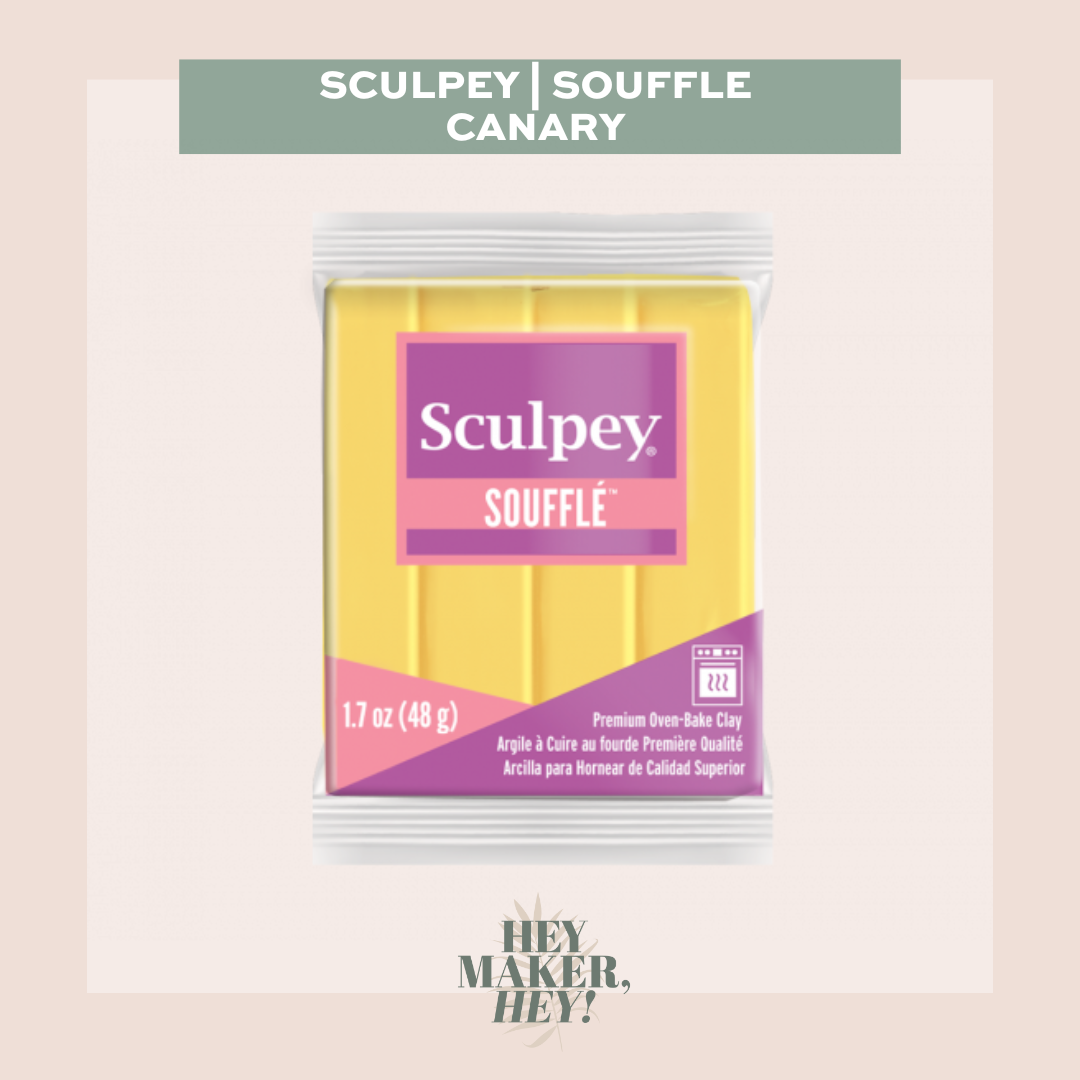 Sculpey Souffle oven-bake polymer clay, Ivory, Nr.6647, 48 gr