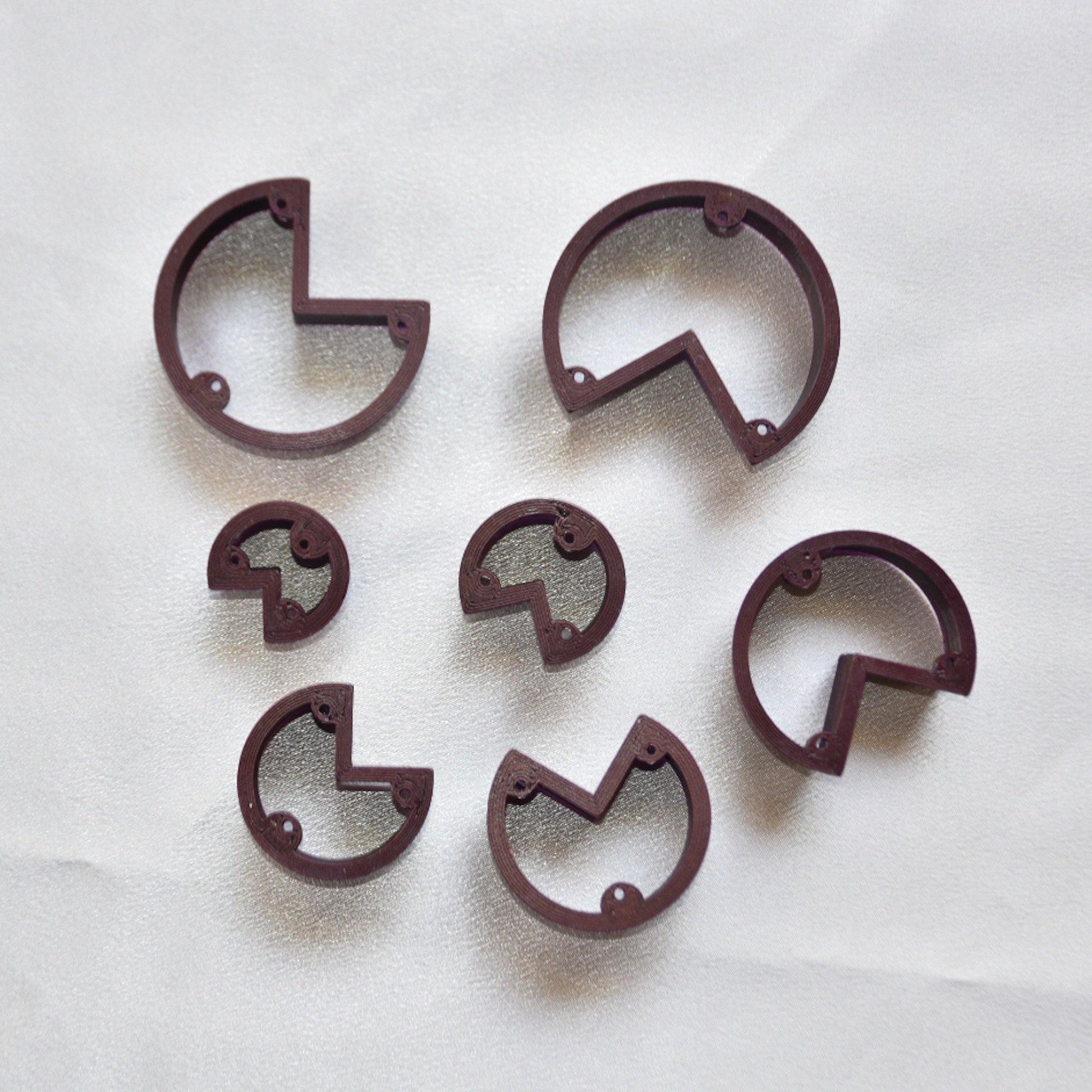 Pacman Cutters - handmade earrings - handcrafted earrings - Saint Petersburg, Florida