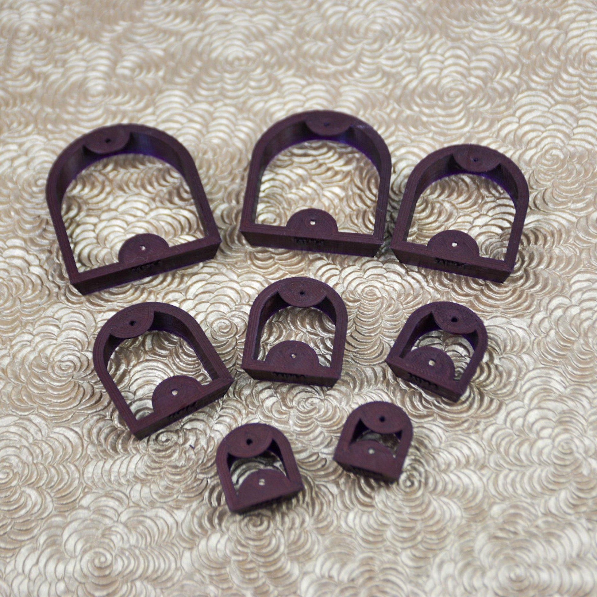 Short Arch Cutters - handmade earrings - handcrafted earrings - Saint Petersburg, Florida